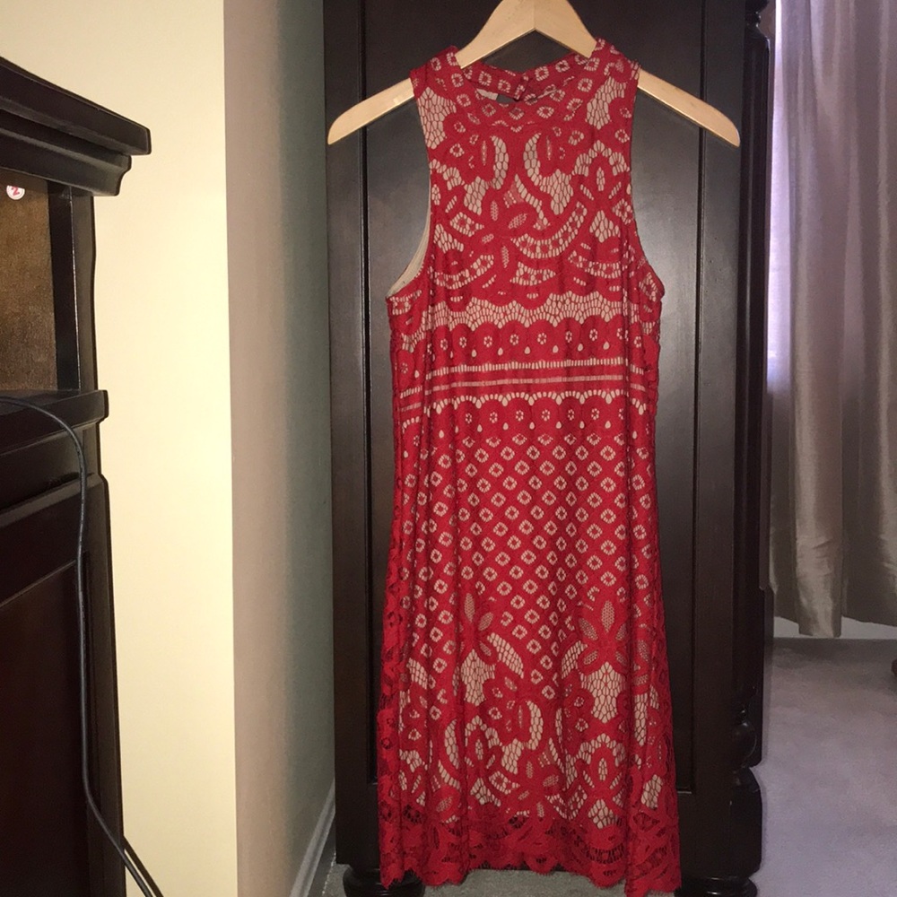 Red Lace Dress